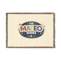 The Mateo Series Woven Throw Blanket — Cozy Retro Kids’ Logo Blanket