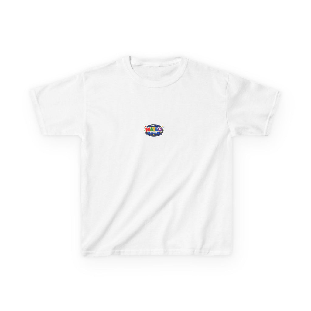 Kids T-Shirt — Colorful 'WORLD' Retro Badge Graphic